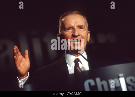 Washington DC Ross Perot s'exprimant lors de la Coalition chrétienne Road à Victoru Banque D'Images