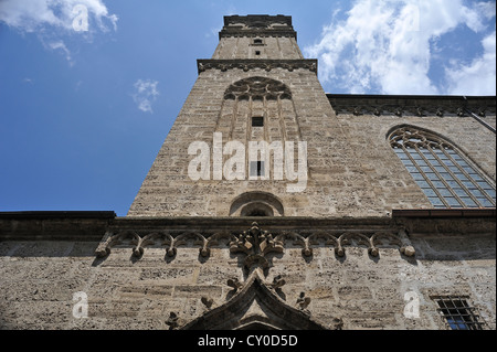 Tour de la Jesuitenkirche, église des Franciscains, Salzburg, Salzbourg, Autriche, Europe province Banque D'Images