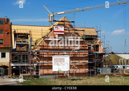 Coquille de bâtiment avec des bureaux en copropriété avec confort et les domaines de pratique, Eckental, Middle Franconia, Bavaria Banque D'Images