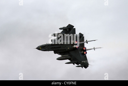 Tornade RAF, jour ou nuit, toutes les conditions météorologiques, avion d'attaque, vol de bas niveau, Entraînement, pays de Galles, Loop North Wales, Waddington, guerre du Golfe 1991, 2 places, GR4 Banque D'Images