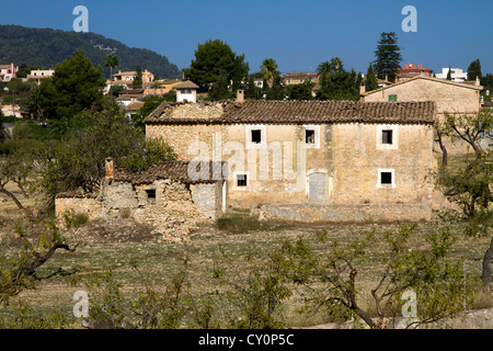 Ancienne maison typique de Majorque campagne Mallorca Majorque Îles Baléares Espagne Banque D'Images