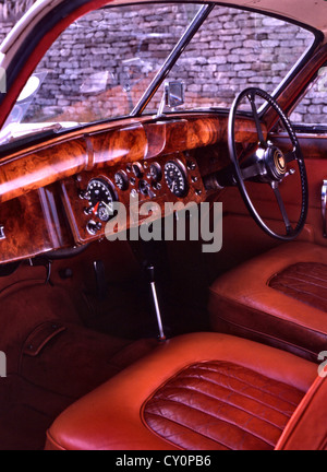 1955 Jaguar Mark VII interior Banque D'Images