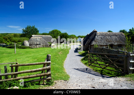 Cosmeston Cosmeston Medieval Village, lacs et Country Park, Penarth, Vale of Glamorgan, Pays de Galles, Royaume-Uni. Banque D'Images