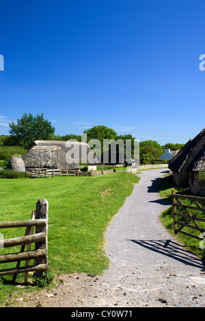 Cosmeston cosmeston medieval village lacs et country park penarth vallée de Glamorgan au Pays de Galles du sud Banque D'Images