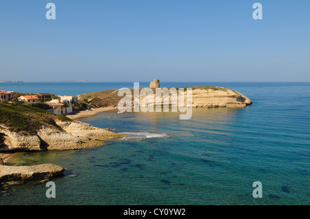 Europe Italie Sardaigne Oristano Province de Santa Caterina di Pittinuri le Golfe Banque D'Images