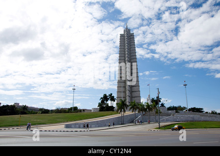 Josi Marti Memorial Plaza de la Revolucion La Havane. Jose Marti a été un activiste politique, poète, journaliste et enseignant, né à Cuba Banque D'Images