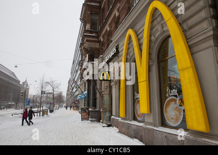 Mc Donalds à Helsinki Banque D'Images