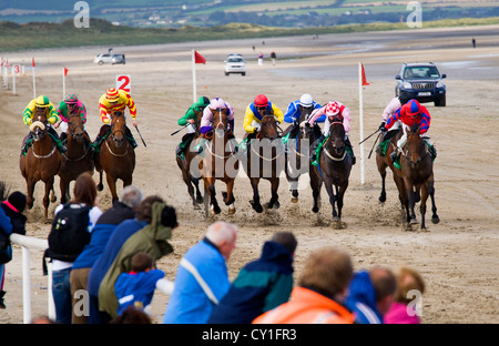 Laytown Races, Drogheda, Co Meath, Ireland Banque D'Images