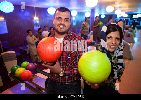 'Strikers' est le premier et seul bowling en afghanistan Banque D'Images