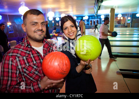 'Strikers' est le premier et seul bowling en afghanistan Banque D'Images