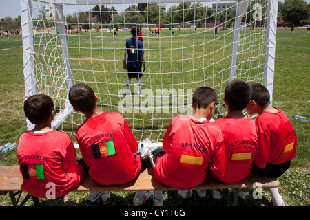 Uniforme de l'équipe sport Kaboul football Pla de l'armée allemande. Banque D'Images