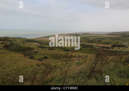 Cap Blanc nez france cote d'opale pas de calais paysage Banque D'Images