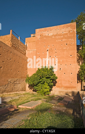 Afrique du Nord Maroc Marrakech Tombes Saadiennes du 16ème siècle Banque D'Images