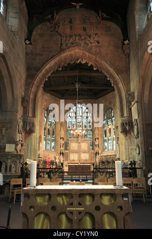 L'église paroissiale de St Giles, Wrexham, Clwyd, Nord du Pays de Galles, Royaume-Uni. L'une des 7 merveilles du pays de Galles. Banque D'Images