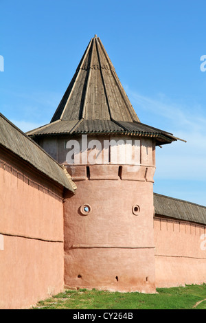 Mur de monastère de Saint Euthymius à Suzdal, Russie Banque D'Images