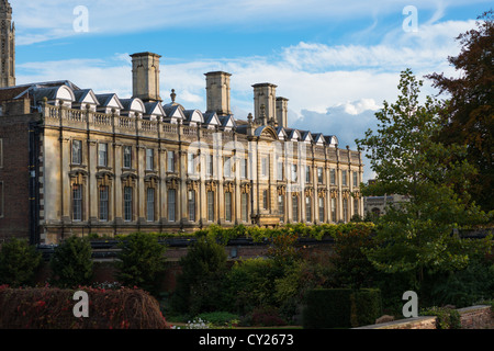 Clare College vu de l'arrière. L'Université de Cambridge. UK Banque D'Images