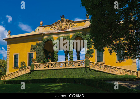 Europe Italie Lombardie Province de Côme de la Villa Balbianello Lenno Banque D'Images