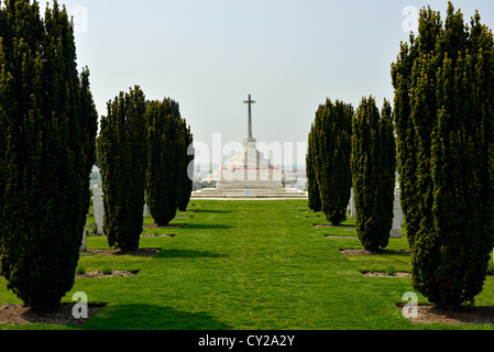 Passchendael ww1 Tyne Cot memorial Ypers Ieper Banque D'Images