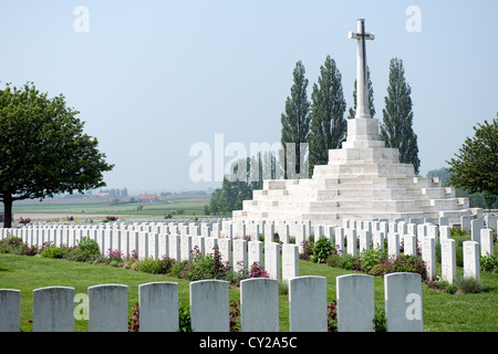 Passchendael ww1 Tyne Cot memorial Ypers Ieper Banque D'Images