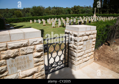 Cimetière de guerre du Commonwealth Séminaire Thibar Thibar en Tunisie, LA DEUXIÈME GUERRE MONDIALE Banque D'Images