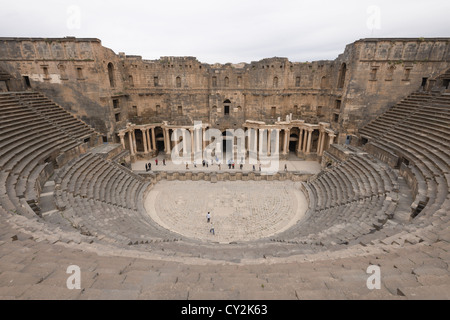 Amphithéâtre de Bosra, Syrie Banque D'Images