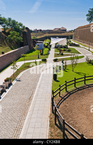 Citadelle Bastion de Alba Iulia Banque D'Images