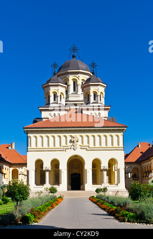 La Cathédrale de couronnement à Alba Iulia connu comme la cathédrale de réunification Banque D'Images