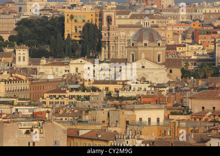 Vue spectaculaire de Rome à partir de l'Gianicolo, Rome, Roma, Italie, voyages, photoarkive Banque D'Images