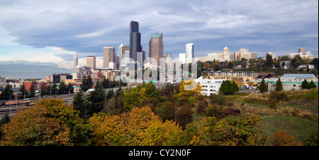 Beacon Hill de Seattle sur un jour d'automne Banque D'Images