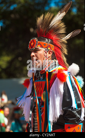 Native American man Chumash Banque D'Images