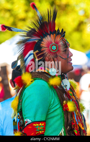 Native American man Chumash Banque D'Images