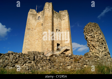 UK,South Yorkshire,Conisbrough Castle Banque D'Images