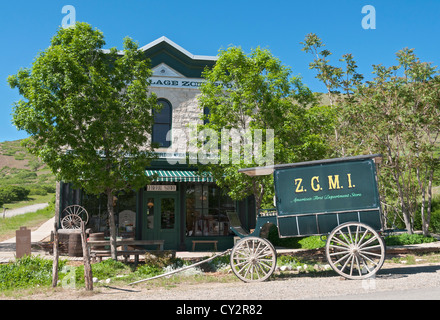 L'Utah, Salt Lake City, 'c'est l'endroit' Heritage Park, ZCMI Zion's Cooperative Mercantile Institution, Magasin Général Banque D'Images