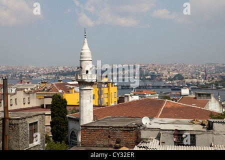 Pont Atatürk sur la corne d'or, Istanbul Banque D'Images