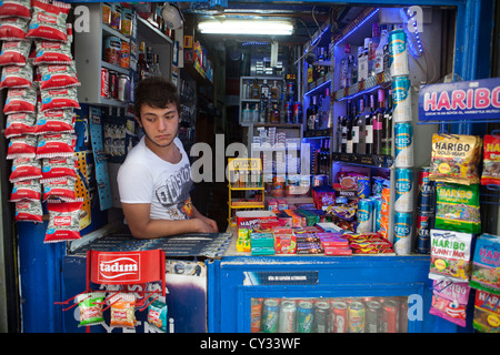 Kiosk, dans la vieille ville de istanbul Banque D'Images