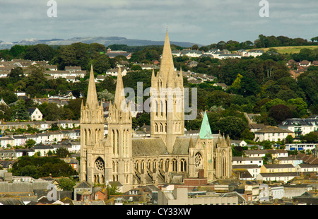 Cathédrale de Truro construite sur le site de St.Mary's Church Cornwallcopy Banque D'Images