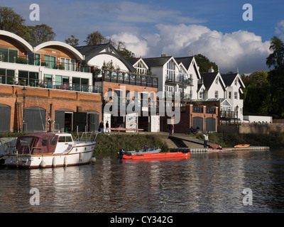 Club de canoë de Richmond, Richmond upon Thames, London. Banque D'Images