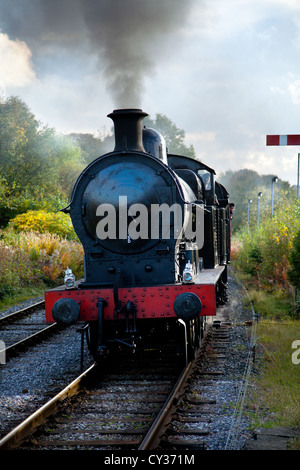 La classe LMS 3F', 'Jinty 47324 à Ramsbottom, lancashire, UK Banque D'Images