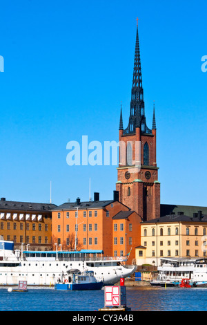 Riddarholmskyrkan église dans la vieille ville de Stockholm Banque D'Images