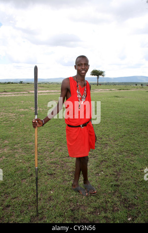 Tribu Maasai au Kenya Banque D'Images