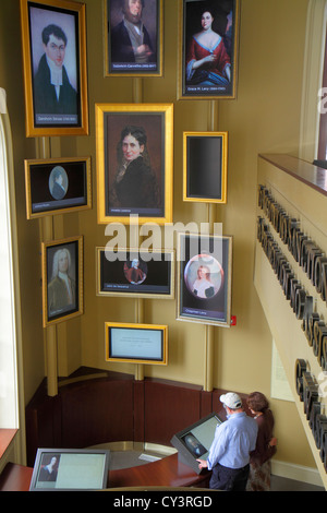 Rhode Island Newport,Patriot's Park,panneau,Touro Synagogue National Historic site,1763,US plus ancien bâtiment synagogue,musée,exposition collection Banque D'Images