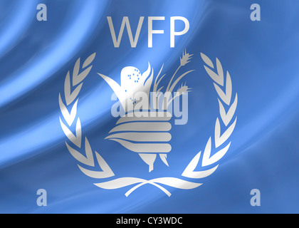 Pam - Programme alimentaire mondial icône symbole du drapeau logo Banque D'Images