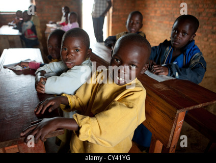 L'école primaire de Gisakura - Rwanda Banque D'Images