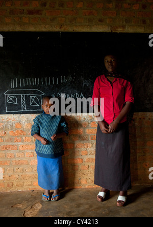 L'école primaire de Gisakura - Rwanda Banque D'Images