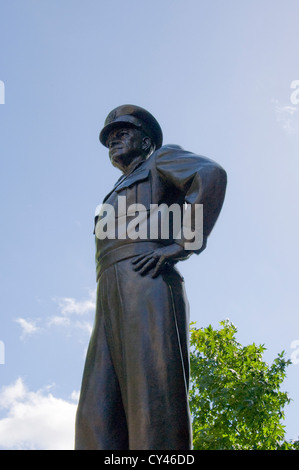 Dwight D. Eisenhower statue Banque D'Images