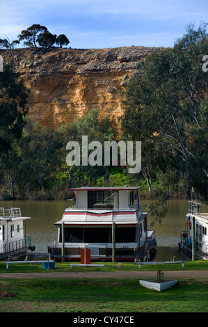 Les falaises de la rivière Murray en Australie du Sud Caurnamont Banque D'Images