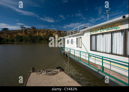 Les falaises de la rivière Murray en Australie du Sud Caurnamont Banque D'Images