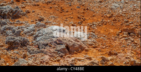 La terre sèche rocky road Banque D'Images