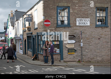 Addyman Books shop à Hay-on-Wye Powys Pays de Galles bookseller Banque D'Images