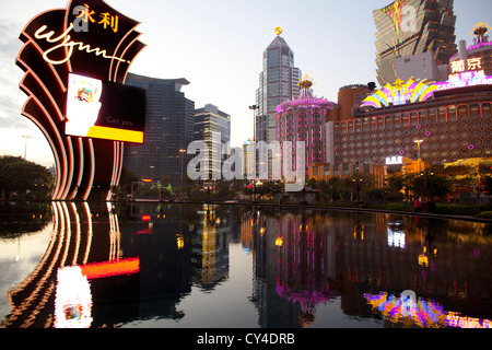 Wynn hôtel et casino à Macao, Chine Banque D'Images